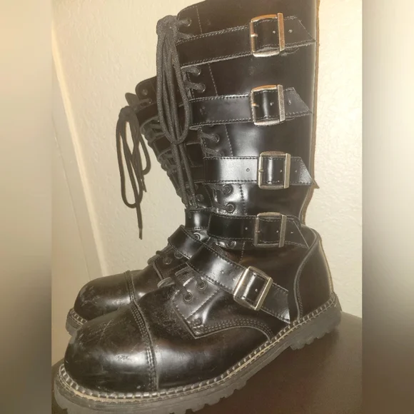 Demonia | Shoes | Demonia Riot8 Steel Toed Boots | Poshmark display picture 1
